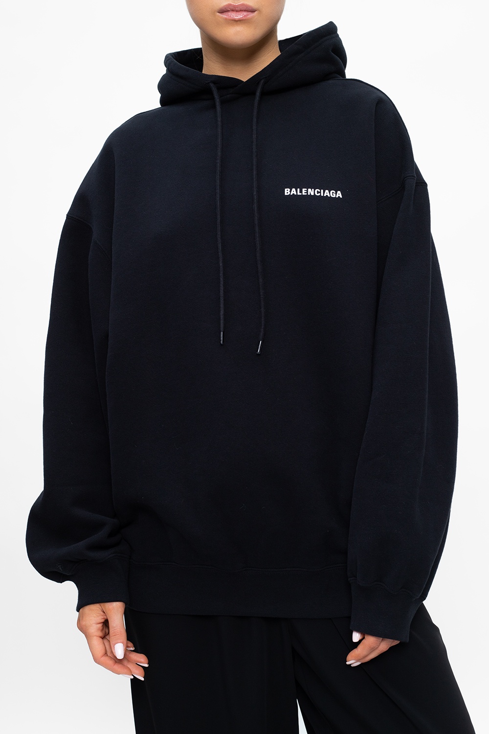 Balenciaga small logo hoodie online